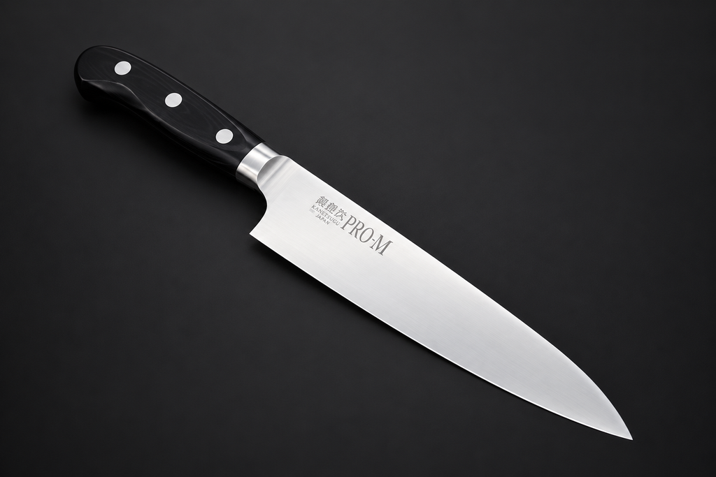Kanetsugu Pro M Series Gyuto 210mm Japanese kitchen knife