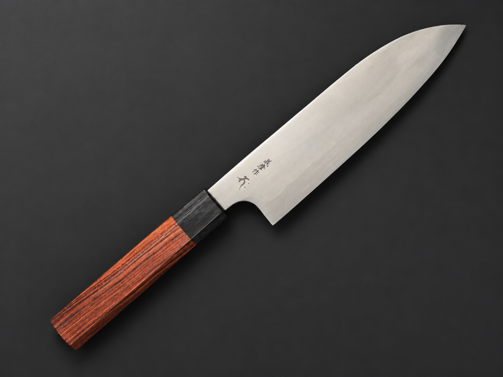 Yoshimune Santoku 165mm White #2 Kobuse Forging Japanese kitchen knife